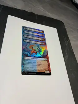 Magic the Gathering MTG Twinflame Travelers x4 Uncommon Showcase FOIL Cards NM/M - Image 2