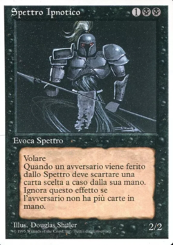 MTG HYPNOTIC SPECTER PLAYED - SPETTRO IPNOTICO - FWB ITALIAN - MAGIC - Image 1