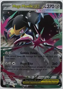 Mega Mawile Ex 094/132 Mega Evolution Pokemon TCG Double Rare - Image 1