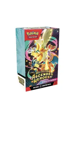 Pokemon Mega Evolution-Ascended Heroes Booster Bundle (6 Packs) - PRESALE - Image 1