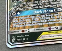 Pokemon TCG Umbreon & Darkrai GX Tag Team Unified Minds Card 125/236 - Image 2