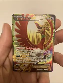 Pokemon TCG Ho-OH EX Breakpoint #121/122 Rare Ultra Card - MP - Image 1