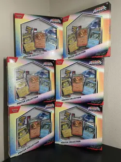Pokemon TCG: Scarlet & Violet Prismatic Evolutions Poster Collection Box x6 - Image 1