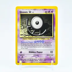Unown U - 51/75 Neo Discovery Unlimited Uncommon Pokemon - NM - Image 1