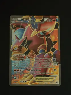 Pokemon TCG Volcanion EX Full Art XY Steam Siege Card 107/114 M/NM - Image 1