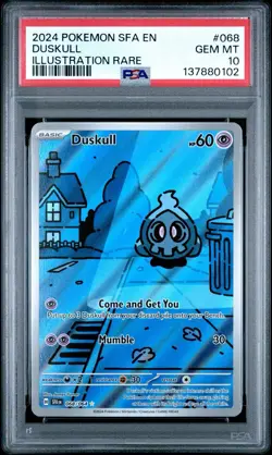 DUSKULL 068/064 Shrouded Fable Illustration Rare PSA 10 GEM MINT Pokemon TCG - Image 1