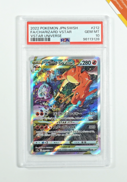 Pokemon PSA 10 Charizard Vstar #212 S12a Full Art Vstar Universe 2022 Japanese - Image 1