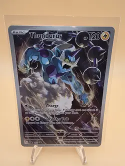 Thundurus Pokemon Center Stamped Promo SVP 209 Pokemon Black Bolt Holo TCG - Image 1