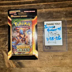 Pokemon TCG XY Roaring Skies Booster Pack Evolutions New Sealed Blister Pack - Image 1