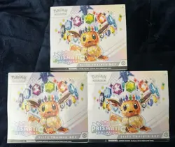 Lot of 3 Pokemon Prismatic Evolutions Elite Trainer Box ETB Sealed - Image 1