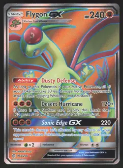Flygon GX Full Art 218/236 Ultra Rare Pokemon TCG SM - Cosmic Eclipse NM - Image 1
