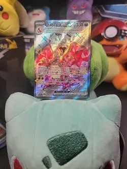 🔥 Pokemon Charizard Ex 74 #74 Scarlet Violet Black Star Promo SVP Full Art Holo - Image 1