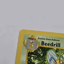Beedrill 017/102 Base Set First Edition Shadowless Pokemon Rare - Image 2