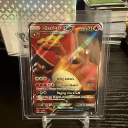 Pokemon TCG Charizard GX SM60 Sun & Moon Promos Holo Full Art - Image 1