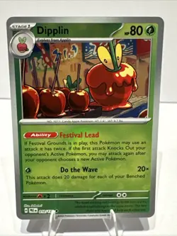 Dipplin (Master Ball Pattern) 010/131 Holo Pokemon SV: Prismatic Evolutions NM - Image 1