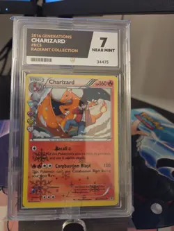 POKEMON | CHARIZARD RC5 | GENERATIONS RADIANT COLLECTION | ACE GRADED 7 NM - Image 1