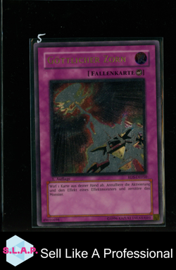 GOTTLICHER ZORN KONAMI RDS-DE050 RUSH DUEL FALLENKARTE DEUTSCH GERMAN YUGIOH - Image 1