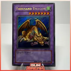 Thousand Dragon MRD-143 Metal Raiders Secret Rare HP/DMG HOLO BLEED - Image 1