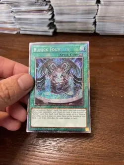 Runick Fountain 1st Edition Platinum Secret Rare RA04-EN296 Yu-Gi-Oh! - Image 2