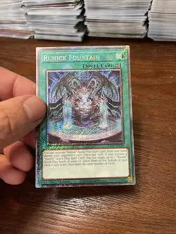 Runick Fountain 1st Edition Platinum Secret Rare RA04-EN296 Yu-Gi-Oh! - Image 5