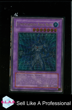 ELEMENTARHELD AQUA NEOS KONAMI POTD-DE031 YU-GI-OH! 1. AUFLAGE FUSION EFF. GER - Image 1