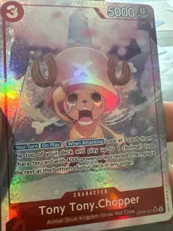 One Piece Two Legends Tony Tony Chopper OP08-007 Parallel Alternate Alt Art NM - Image 1