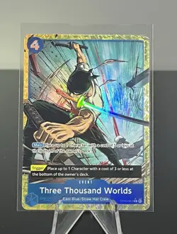 Three Thousand Worlds English OP03-057 R Alt Art One Piece TCG PRB-01 - Image 1