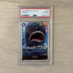 Namco One Piece CCG Laboon EB01-048 Memorial Collection Super Rare Foil PSA 10 - Image 1