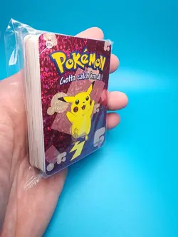 Pokemon Vending Machine Prism Sticker 2000 Complete Set 162 Cards SEALED - Image 4