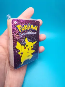 Pokemon Vending Machine Prism Sticker 2000 Complete Set 162 Cards SEALED - Image 5