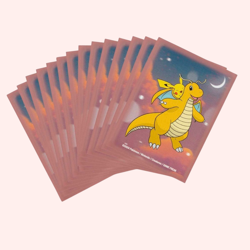 Pokemon Center Dreamy Dragonite Card Sleeves Pikachu Pokemon 65 Sleeves SOLD OUT - Image 1