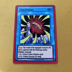 Ward Trading Card Game TCG 1st Edition Generation 2 - Ring Of Extremes 116/150 2 - Image 1