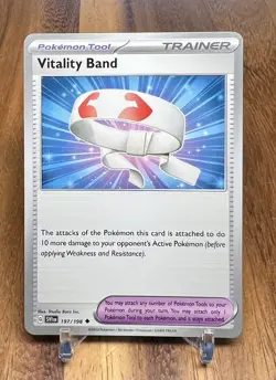 Vitality Band 197/198 Non Holo SV1 Scarlet & Violet Trainer Pokemon Card NM - Image 1