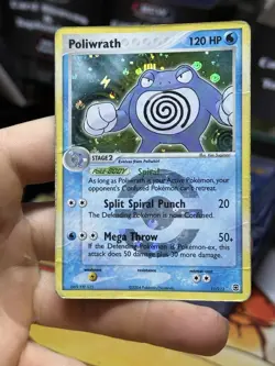 Poliwrath 11/112 EX FireRed LeafGreen 2004 FRLG Reverse Holo Rare Pokemon Card - Image 3
