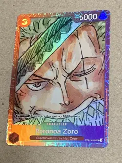 One Piece TCG Roronoa Zoro Premium Collection Film Red ST01-013 Promo Card NM - Image 1