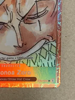 One Piece TCG Roronoa Zoro Premium Collection Film Red ST01-013 Promo Card NM - Image 5