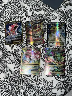 Pokemon TCG 10x EX & Mega EX Cards MSlowbro EXZygarde EXDragonite, 2x MRayquaza - Image 3
