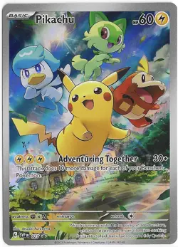 Pikachu - Promo SV: Scarlet & Violet Promo Cards 027 NM - Image 1