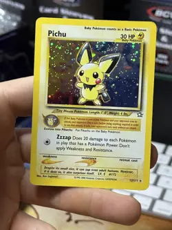 Pichu 12/111 Neo Genesis 2000 Holo Rare WOTC Pokemon Card TCG - Image 3
