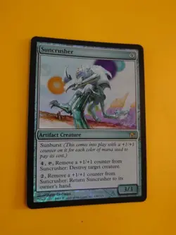 Suncrusher FOIL fifth dawn rare artifact creature Magic the Gathering Card. - Image 2