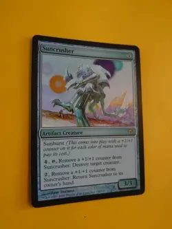 Suncrusher FOIL fifth dawn rare artifact creature Magic the Gathering Card. - Image 3