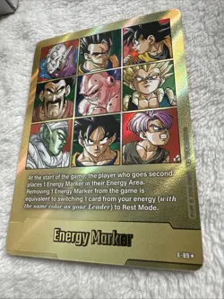 Energy Marker E-89 Gold Manga Booster 02 Dragon Ball Card English - Image 2