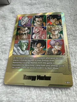 Energy Marker E-89 Gold Manga Booster 02 Dragon Ball Card English - Image 3