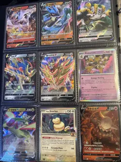 Pokemon 100+ Card Collection Binder With Umbreon, Vstar, Vmax, V, Ex, Holo - Image 2