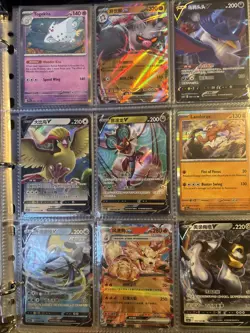 Pokemon 100+ Card Collection Binder With Umbreon, Vstar, Vmax, V, Ex, Holo - Image 3