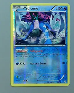 Suicune 20/101 2013 B&W Plasma Blast Pokemon Card Reverse Holo Rare - NM - Image 1