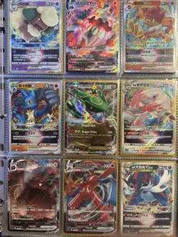 Pokemon 100+ Card Collection Binder With XY Ex, Vstar, Vmax, V, Rares, Rayquaza - Image 1
