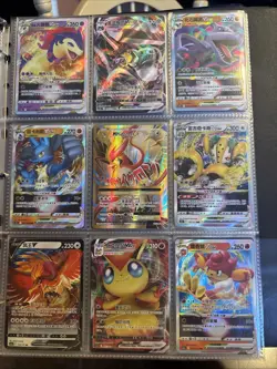 Pokemon Card Collection Binder With Mega Full Art, XY, Ex, Vstar, Vmax, V, Holo - Image 1