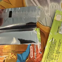 2 Empty EX Fire Red Leaf Green Charizard Blastoise Art Pokemon Card Opened Pack - Image 3