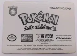 Pokemon Viz Video Pioneer 3D Lenticular Charizard Card PIKA-0024D/DVD - Image 4